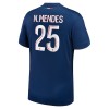 Officiële Voetbalshirt Paris Saint-Germain Nuno Mendes 25 Thuis 2024-25 - Heren